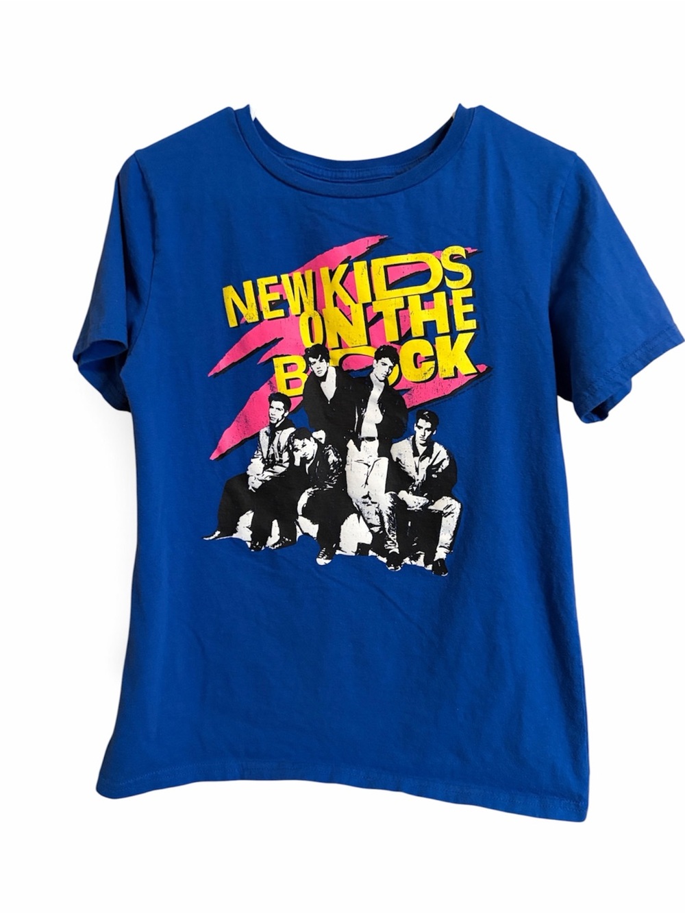 New Kids on the Block Graphic Tee Blue Medium